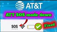 fixed! at&t service outage SOS mode is down? Fix ATT Mobile phone service not working? port 3