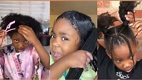 Watch How These Kids Style Their Hair All By Themselves / Hair Transformation