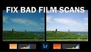 Fixing bad film scans - Edit or Rescan?