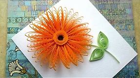 Quilling Flowers Tutorial: Quilling flowers wiht a comb tutorial. Quilling art.