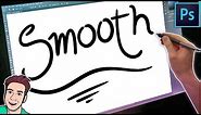 How to Create Smooth Lines in Photoshop - Brush Smoothing