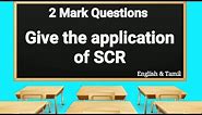 Application of SCR
