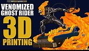 Venomized Ghost Rider for 3D Printing STL