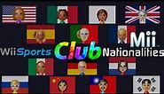 Wii Sports Club CPU Miis Nationalities Presentation