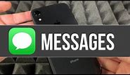 How to Send Messages on iPhone XR | for Beginners | The Basics