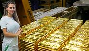 The amazing process of making a 100,000$ gold bar