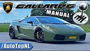 LAMBORGHINI Gallardo *MANUAL* REVIEW on AUTOBAHN by AutoTopNL