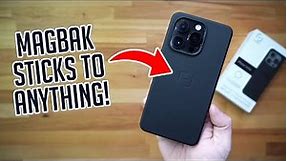 Best Magnetic iPhone Case Literally Sticks to ANYTHING Metal | Magbak Magnetic Case Review 2023