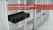 CyberPower Battery Replacement Tutorial for Online Series 2,000-3,000VA (Rack)