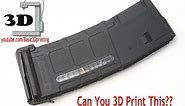 3D Printed AR-15 Magazine with the xyz printer da vinci