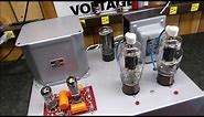 807 (1625) Vacuum Tube Audio Amplifier With Triad Output Transformer & AM Transmitter