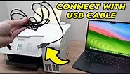 Setup Your Epson EcoTank Printer Using USB Cable (PC & MAC Computer)