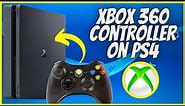How To Use Xbox 360 Controller With PS4