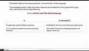 1.3 - C vs EmbeddedC - Master C and Embedded C Programming