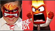 "Inside Out" Anger — Face Painting & Makeup Tutorial