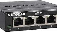 NETGEAR 5-Port Gigabit Ethernet Unmanaged Switch (GS305) - Home Network Hub, Office Ethernet Splitter, Plug-and-Play, Silent Operation, Desktop or Wall Mount