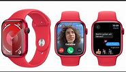 Apple Watch Series 9 41 mm Red Aluminum GPS+Cellular- Unboxing