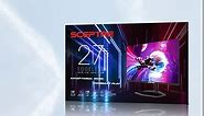 Sceptre 22 inch 75Hz 1080P LED Monitor 99% sRGB HDMI X2 VGA Build-In Speakers, Machine Black (E225W-19203R series)