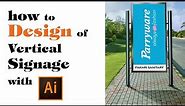 Vertical Signage Tutorials | How to Design Signs