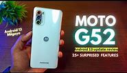 Motorola G52 4G Android 13 Update Review | 25+ Biggest Features🔥| Motorola G52 New Update | Moto G52