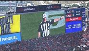 NFL Referee Carl Cheffers (#51) Calling A Personal Foul On The Denver Broncos