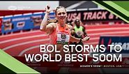 Femke Bol 🇳🇱 destroys the world 500m indoor best 🤯 | World Indoor Tour 2023