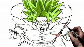 How to Draw Broly | Step By Step | Dragonball