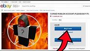 I GOT A CREEPY Roblox ACCOUNT ON eBay FOR $6!!! *AT 3AM*