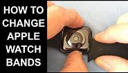 How to Swap Bands on Apple Watch 4 - QUICK AND EASY!