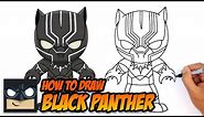 How to Draw Black Panther | The Avengers