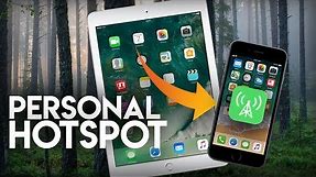 How to Connect iPad to iPhone Hotspot