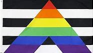 Flaglink Gay Straight Ally Flag 3x5Fts - Gay Straight Alliance Rainbow Flags