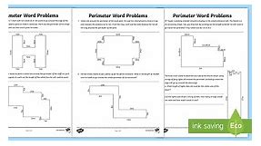 Year 4 Perimeter Word Problems Worksheet