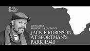 Jackie Robinson in Sportsman's Park, 1949 | Rutgers University-Newark