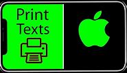 How To Print Text Messages From iPhone Or iPad 2023