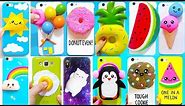 DIY PHONE CASES with Squishies | Easy & Cute Phone Projects & iPhone Hacks