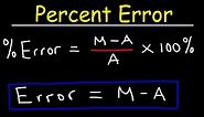 Percent Error Made Easy!