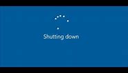 Windows 10 Shutdown Screen 1 minute loop (Feel free to use it)