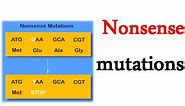 Nonsense mutations