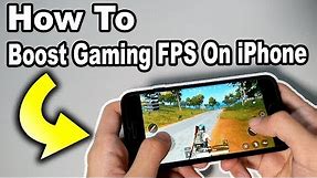 How To Boost Gaming FPS On iPhone
