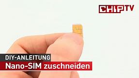 Nano SIM zuschneiden - DIY - Tutorial