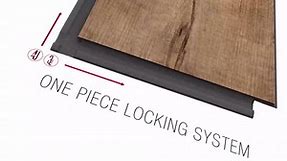 ASPEN FLOORING Pure 30 MIL x 6.62 in. W x 48 in. L Click Lock Waterproof Luxury Vinyl Plank Flooring (30.88 sqft/case) HDSPC4