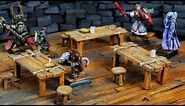 How to Make Tavern Furniture (and soup I guess) for D&D & Mordheim