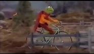 Kermit Falls off a bike