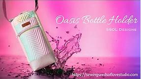 DIY water bottle holder with pockets (Oasis Bottle Holder Pattern)