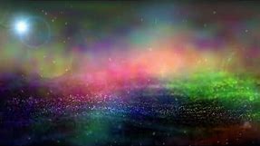 4K Magical Rainbow Glitter Ground Wallpaper - Super Beautiful & Relaxing Moving Background #AAVFX