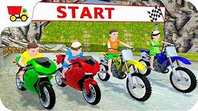 Bike Racing Games - Kids MotorBike Rider Race 2 - Gameplay Android free games