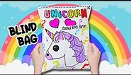 Blind Bag paper 🌈 Unicorn 🦄 ASMR / satisfying opening blind bag / DIY Unicorn paper craft