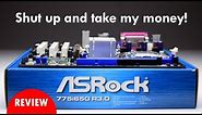 Asrock 775i65G R3.0 Retro Motherboard Review Socket 775 with AGP