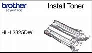Install drum and toner - Brother HLL2325DW